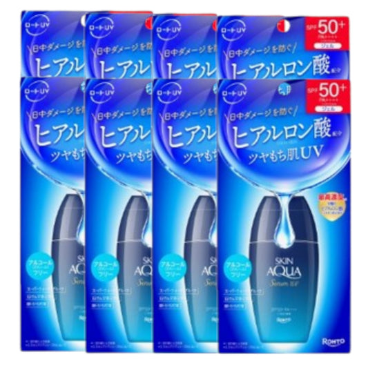 Wholesale Rohto Mentholatum - Skin Aqua Hyaluronic Serum UV SPF50+ PA++++ - 70g - White 8ea Set | Carsha