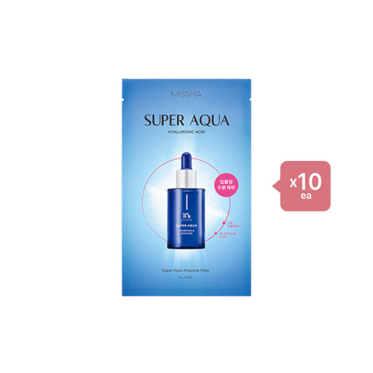 Wholesale MISSHA - Super Aqua Ampoule Sheet Mask - 28g 10ea Set | Carsha