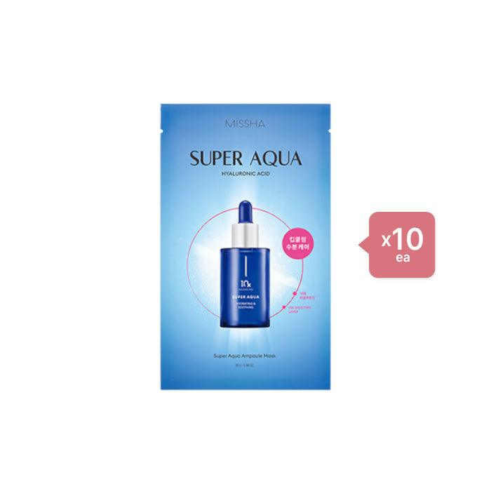 Wholesale MISSHA - Super Aqua Ampoule Sheet Mask - 28g 10ea Set | Carsha