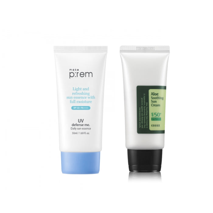 Wholesale make p:rem x COSRX Best Sunscreen Set | Carsha