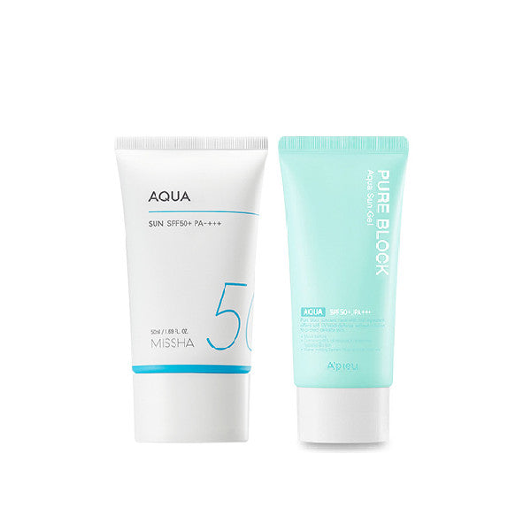 Wholesale Missha Aqua Sun X A'pieu Hero Sunscreen Set B | Carsha