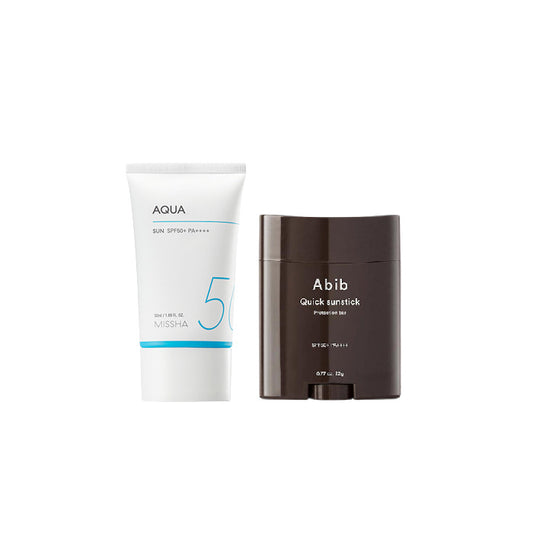 Wholesale Abib - Quick Sunstick Protection Bar SPF50+ PA++++ - 22g X MISSHA - All-Around Safe Block Aqua Sun SPF50+ PA++++ - 50ml Set | Carsha