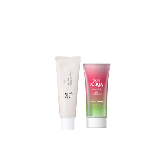 Wholesale Rohto Mentholatum X BEAUTY OF JOSEON Happiness Aura Sunscreen Set 50ml+80g | Carsha
