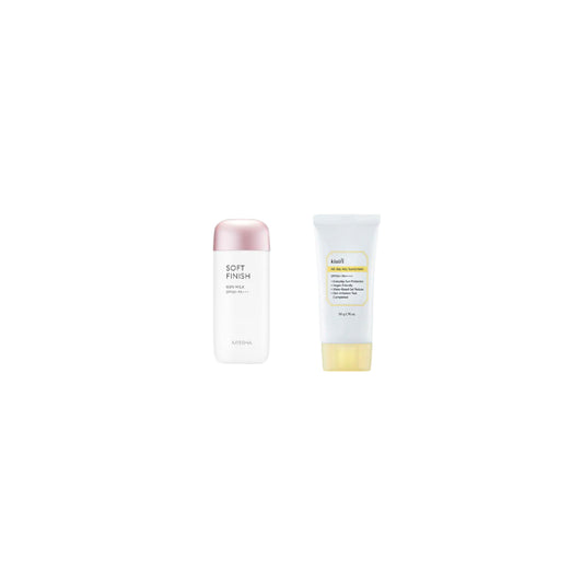 MISSHA All-Around Safe Block Soft Finish Sun Milk SPF50+ PA+++ - 70ml X Dear; Klairs - All-day Airy Sunscreen SPF50+ PA++++ - 50g