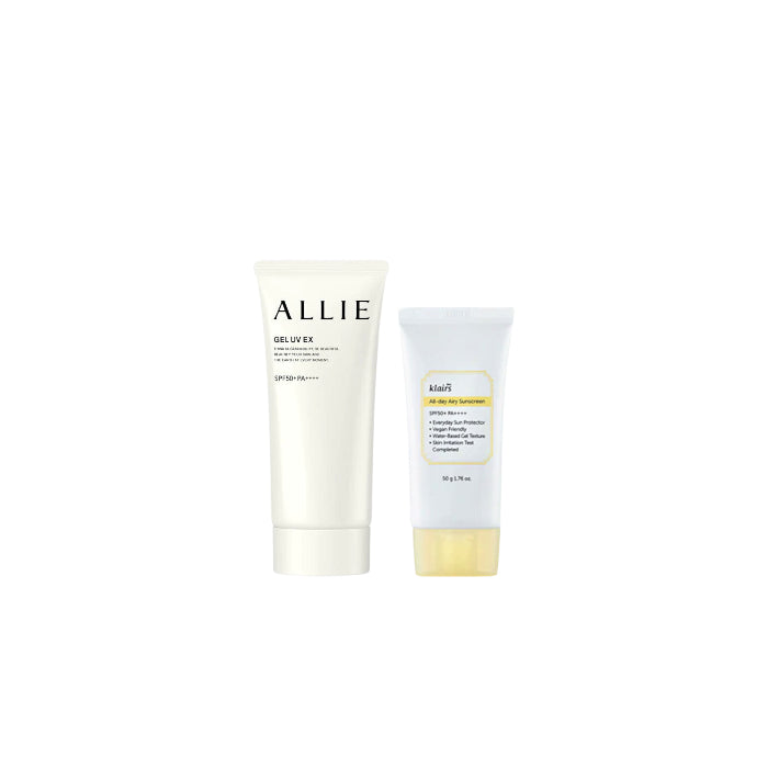 Wholesale Dear; Klairs - All-day Airy Sunscreen SPF50+ PA++++ - 50g X Kanebo - Allie Gel UV EX SPF50+ PA++++ - 90g New Version of ALLIE | Carsha