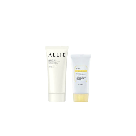 Wholesale Dear; Klairs - All-day Airy Sunscreen SPF50+ PA++++ - 50g X Kanebo - Allie Gel UV EX SPF50+ PA++++ - 90g New Version of ALLIE | Carsha