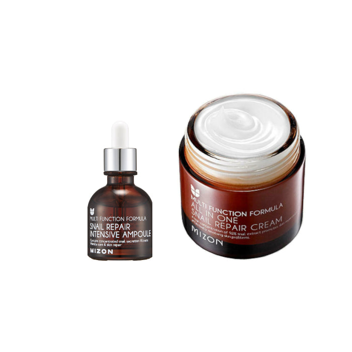 Wholesale MIZON Snail Repair Cream & Ampoule Set | Carsha