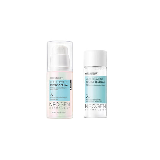 Wholesale NEOGEN Dermalogy REAL FERMENT MICRO SERUM - 30ml 1ea + Real Ferment Micro Essence - 10ml 1ea Set | Carsha