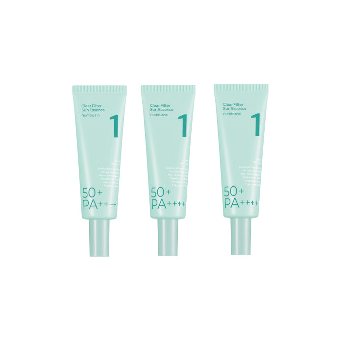 卸売DEAL numbuzin - No.1 クリアフィルター サンエッセンス SPF 50+ PA ++++ - 50ml 3個セット | Carsha