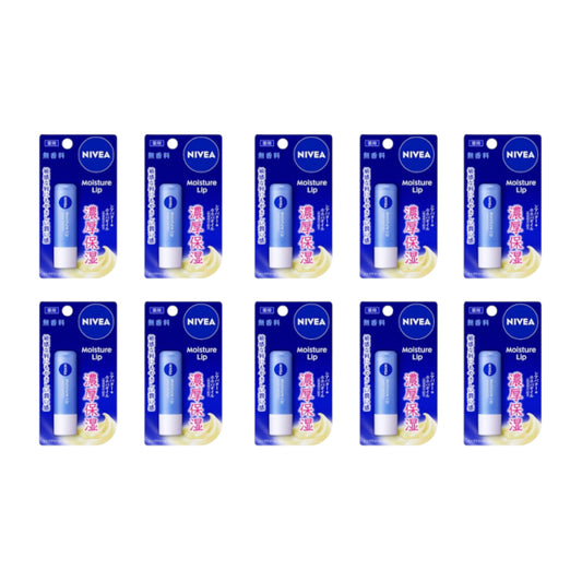 Wholesale NIVEA Japan - Moisture Lip Unscented - 3.9g 10ea | Carsha
