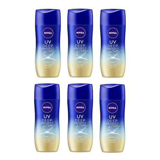 Wholesale NIVEA Japan - UV Deep Protect & Care Gel SPF50+ PA++++ - 80g 6ea Set | Carsha