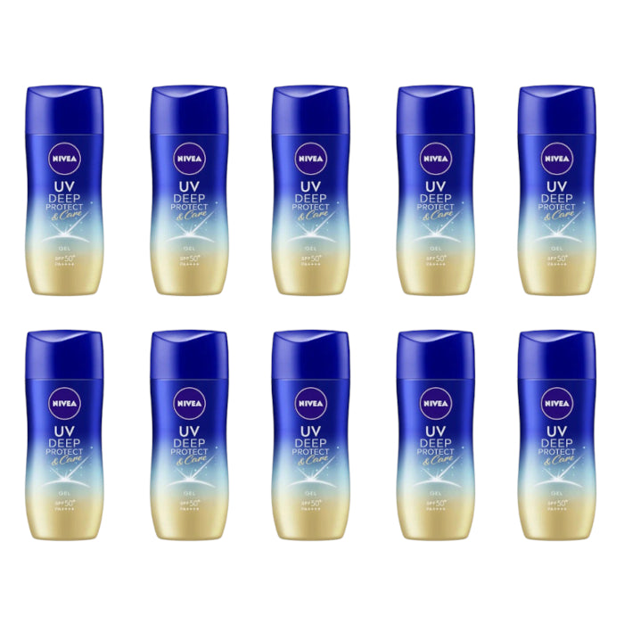Wholesale NIVEA Japan - UV Deep Protect & Care Gel SPF50+ PA++++ - 80g 10ea Set | Carsha