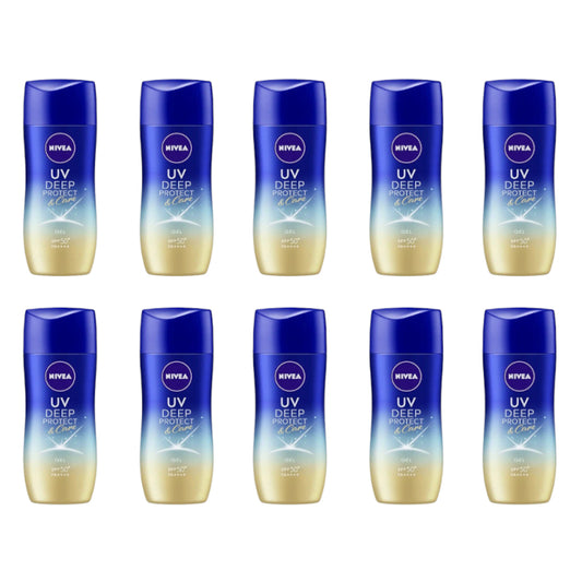 Wholesale NIVEA Japan - UV Deep Protect & Care Gel SPF50+ PA++++ - 80g 10ea Set | Carsha