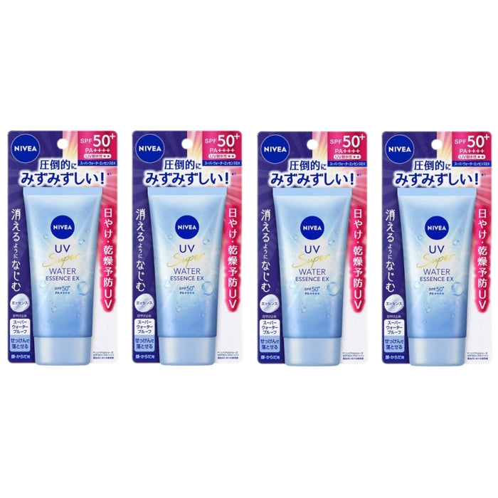 Wholesale NIVEA Japan - UV Super Water Essence EX SPF50+ PA++++ - 80g 4ea Set | Carsha