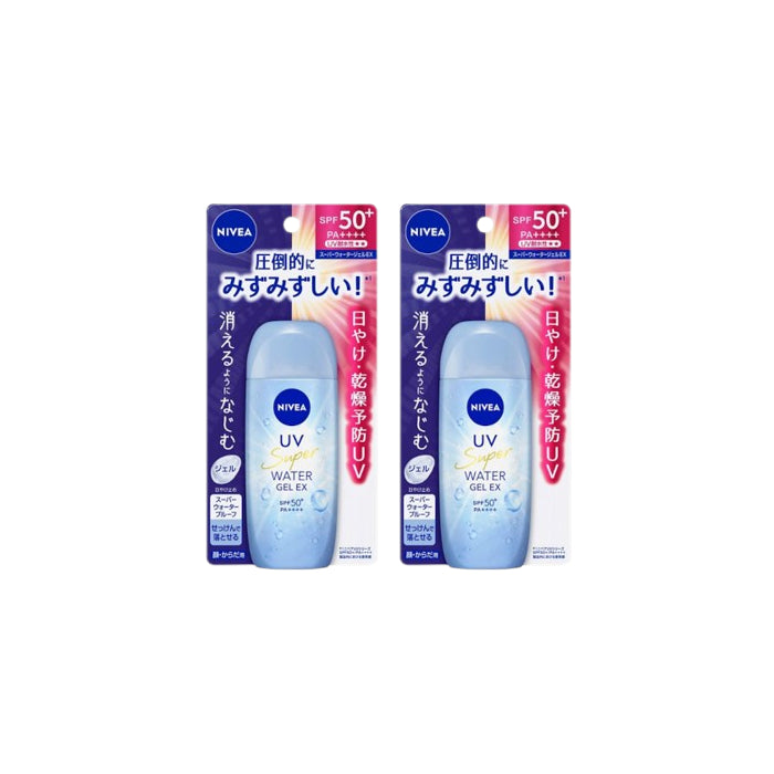 Wholesale NIVEA Japan - UV Super Water Gel EX SPF50+ PA++++ - 80g 2ea Set | Carsha