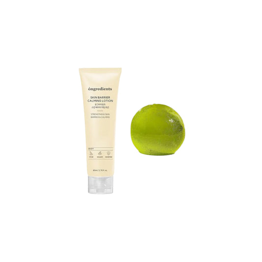 Wholesale ongredients - Cleansing Ball - 110g - Jeju Green Tea + Skin Barrier Calming Lotion - 80ml | Carsha
