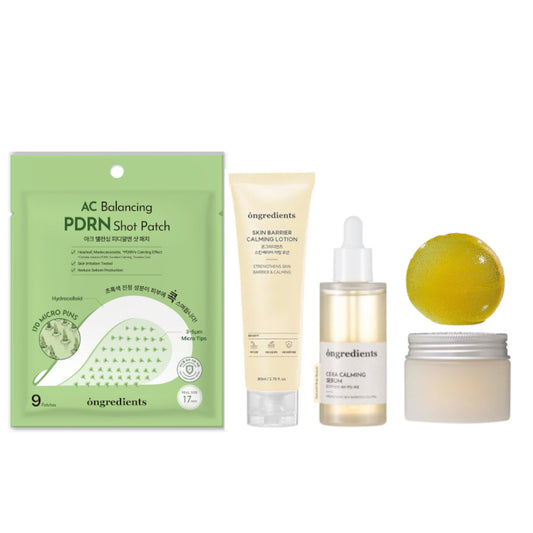 Wholesale ongredients - Deep Calming Collection Set B + AC Balancing PDRN Shot Patch - 9patches | Carsha