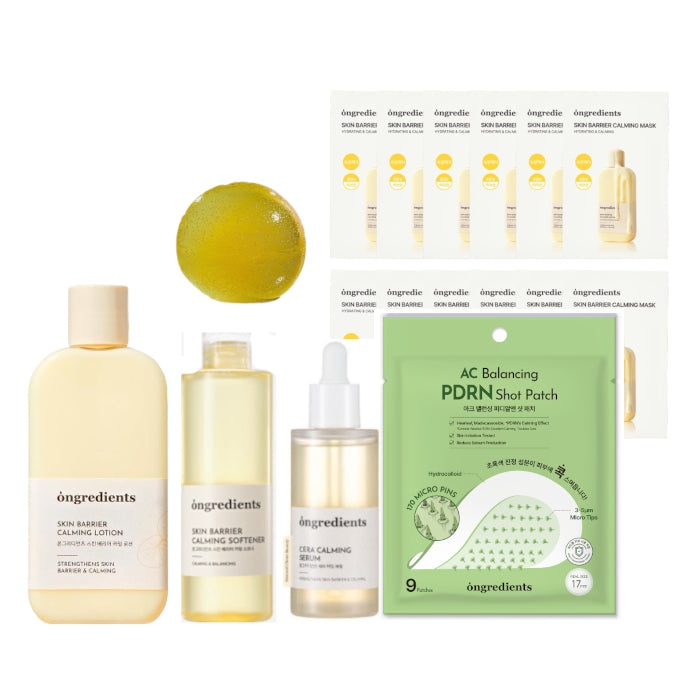Wholesale ongredients - Skin Barrier Calming Collection Set A + AC Balancing PDRN Shot Patch - 9patches | Carsha