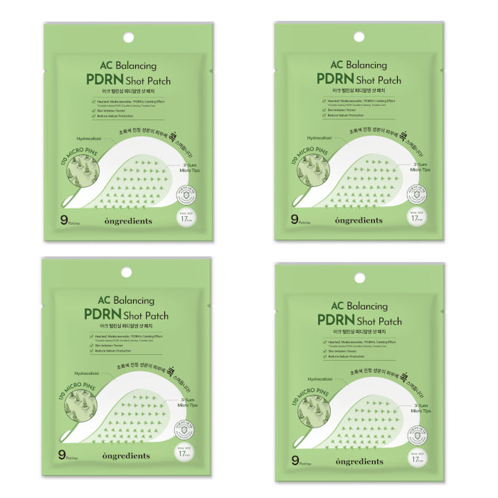 Wholesale ongredients - AC Balancing PDRN Shot Patch - 9patches 4ea Set | Carsha