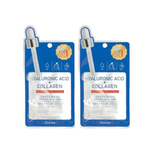 Wholesale Picomonte - Dcure+ Hyaluronic Acid + Collagen Face Mask - 1 pc 2ea | Carsha