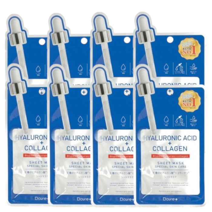 Wholesale Picomonte - Dcure+ Hyaluronic Acid + Collagen Face Mask - 1 pc 8ea | Carsha