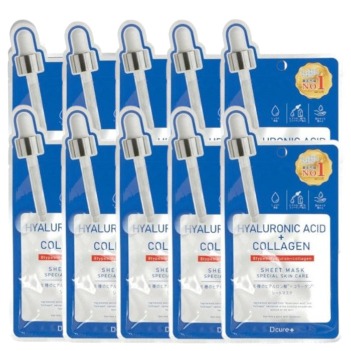 Wholesale Picomonte - Dcure+ Hyaluronic Acid + Collagen Face Mask - 1 pc 10ea | Carsha