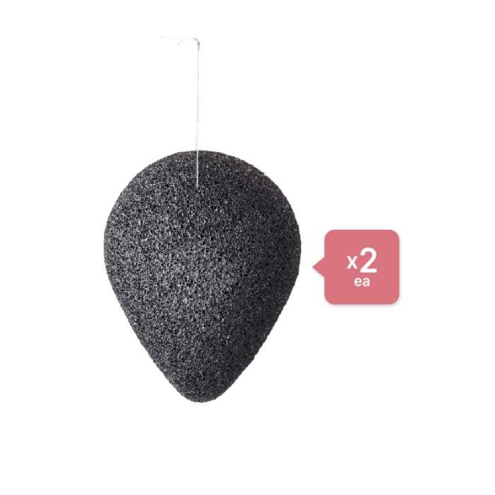 Wholesale Deal Purito SEOUL Bamboo Charcoal Konjac Sponge - 7g 2ea Set | Carsha