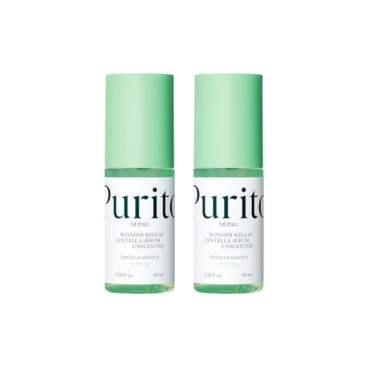 Wholesale Purito SEOUL - Wonder Releaf Centella Serum Unscented - 60ml 2ea Set | Carsha