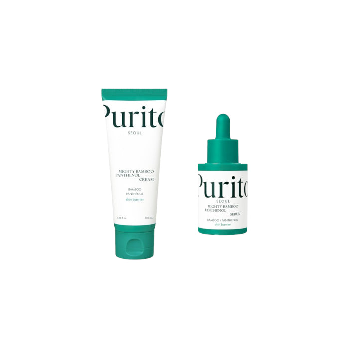 Wholesale Purito SEOUL - Mighty Bamboo Panthenol Cream + Serum Set | Carsha