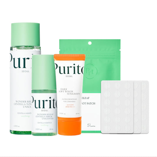 Wholesale Purito SEOUL - Wonder Releaf Centella Unscented Skincare Set | Carsha