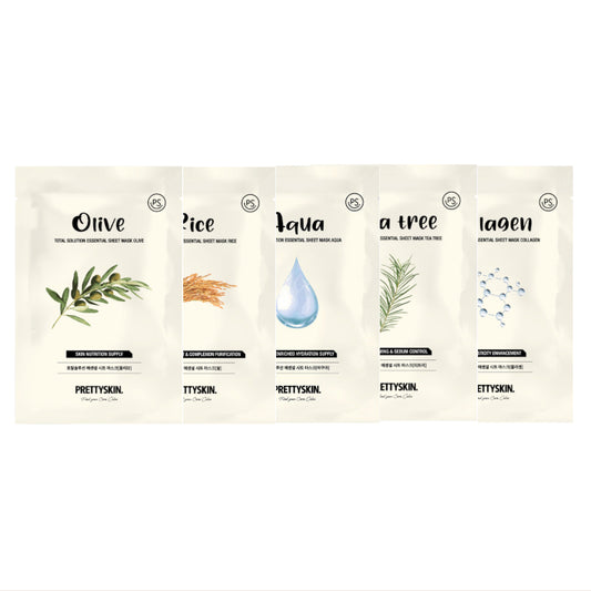 Wholesale PRETTYSKIN - Total Solution Essential Sheet Mask Buffet Set A | Carsha
