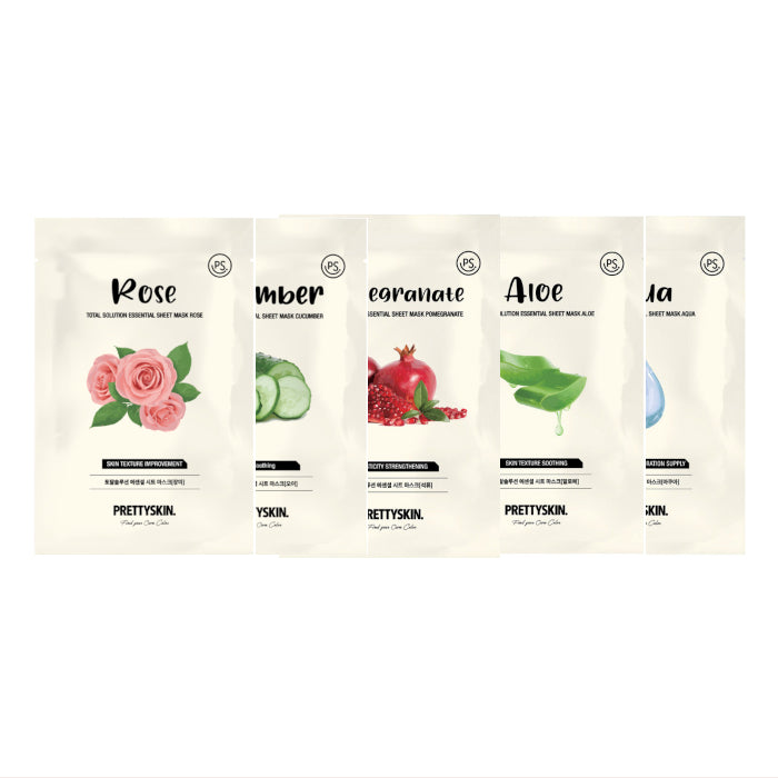 Wholesale PRETTYSKIN - Total Solution Essential Sheet Mask Buffet Set C | Carsha