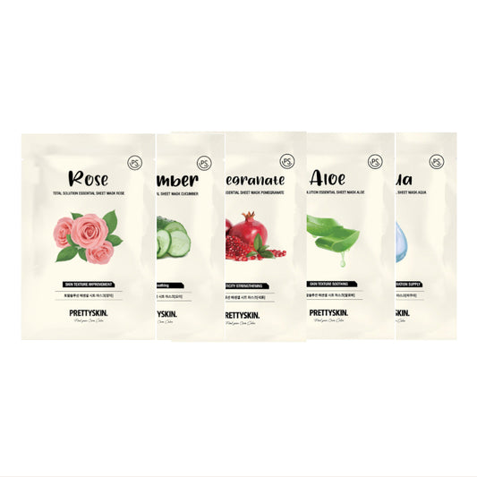 Wholesale PRETTYSKIN - Total Solution Essential Sheet Mask Buffet Set C | Carsha