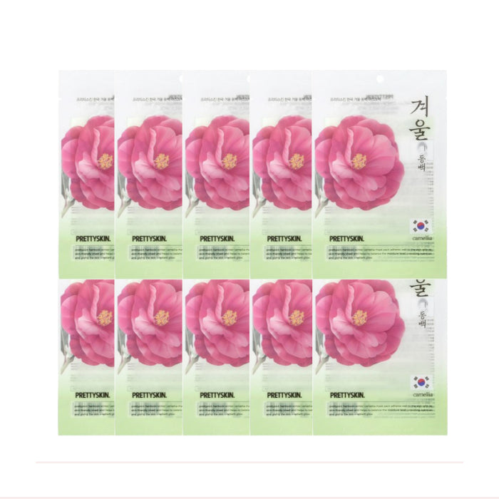 Wholesale PRETTYSKIN - Hankook Winter Mask Pack - Camellia - 10pcs Set | Carsha