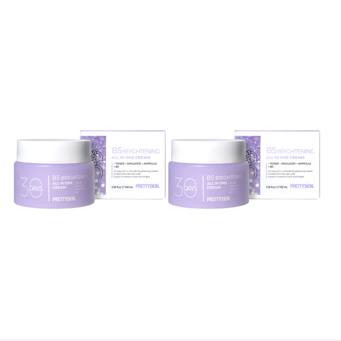 Wholesale PRETTYSKIN - 30 Days All In One B5 Brightening Cream - 100ml 2ea Set | Carsha