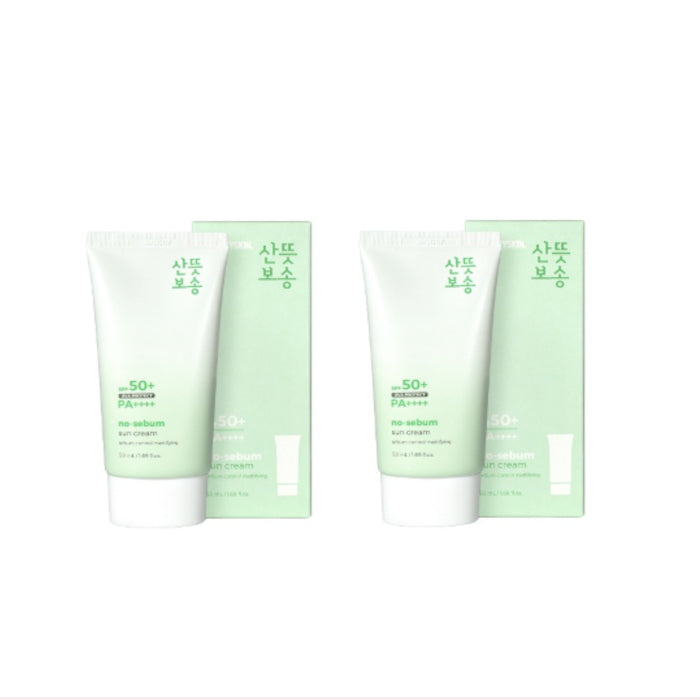 Wholesale PRETTYSKIN - No Sebum Sun Cream SPF50+ PA++++ - 50ml 2ea Set | Carsha