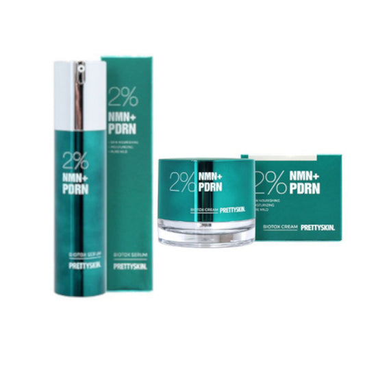Wholesale PRETTYSKIN - NMN+ PDRN Biotox Cream - 50ml 1ea + Serum - 50g 1ea Set | Carsha