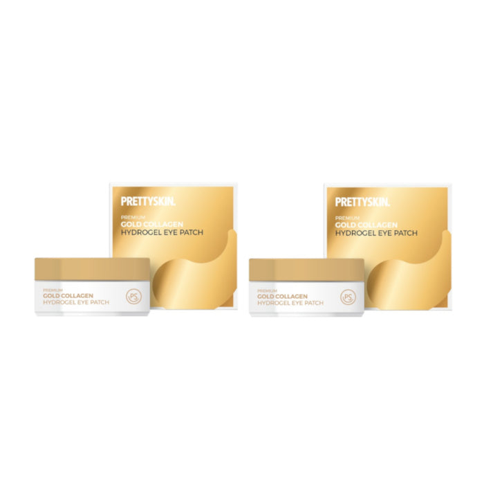 Wholesale PRETTYSKIN - Premium Gold Collagen Hydrogel Eye Patch - 90g 2ea Set | Carsha