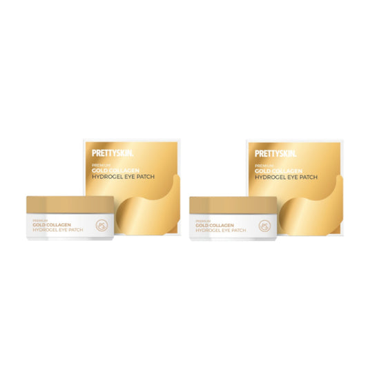 Wholesale PRETTYSKIN - Premium Gold Collagen Hydrogel Eye Patch - 90g 2ea Set | Carsha