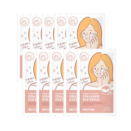 Wholesale PRETTYSKIN - Design Your Beauty Collagen Eye Patch 10pcs Set | Carsha