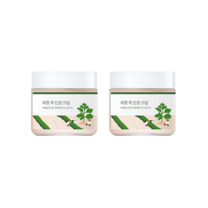 Wholesale Round Lab - Mugwort Calming Cream - 80ml 2ea Set | Carsha