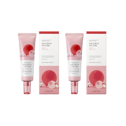 Wholesale Round Lab - Camellia Deep Collagen Firming Sun Serum SPF50+ PA++++ - 50ml 2ea Set | Carsha