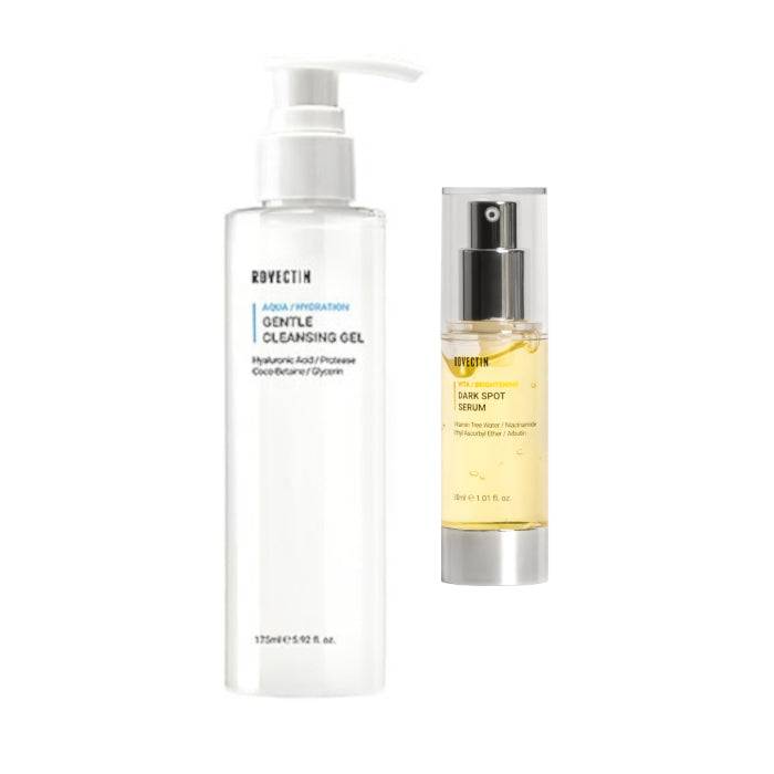 Wholesale ROVECTIN - Aqua Gentle Cleansing Gel - 175ml + Vita Dark Sport Serum - 30ml Set | Carsha