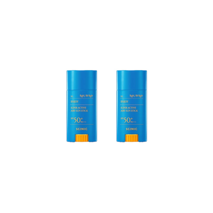 Wholesale SCINIC - Enjoy Super Active Airy Sun Stick SPF50+ PA++++ - 25g 2ea Set | Carsha