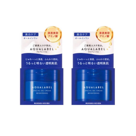 Wholesale Shiseido - Aqua Label Special Gel Cream Brightening - 90g 2ea Set | Carsha