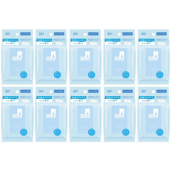 Wholesale Shiseido - Sea Breeze Face & Body Ice Sheet - 30 sheets - Fresh Savon 10ea Set | Carsha