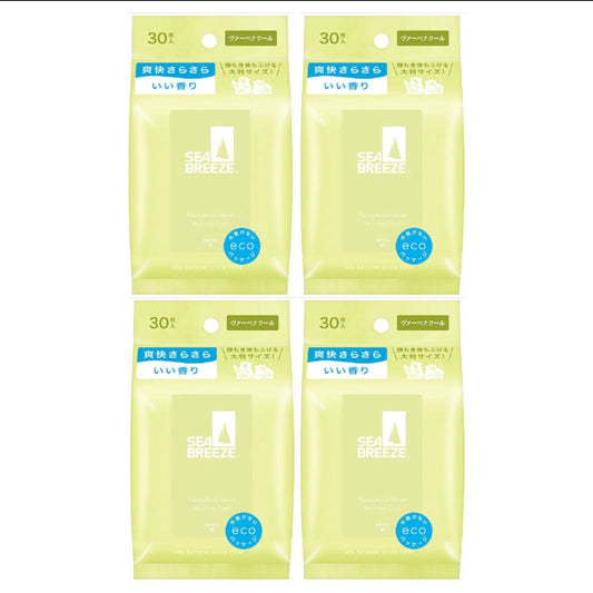 Wholesale Shiseido - Sea Breeze Face & Body Ice Sheet - 30 sheets - Verbena Cool 4ea Set | Carsha
