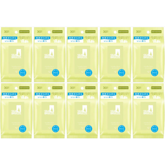 Wholesale Shiseido - Sea Breeze Face & Body Ice Sheet - 30 sheets - Verbena Cool 10ea Set | Carsha