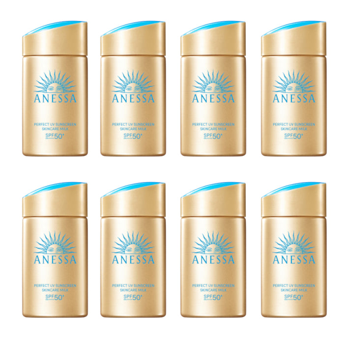 Wholesale Shiseido Anessa Perfect UV Sunscreen Skin Care Milk SPF50+ PA++++ 2024 Version - 60ml 8ea Set | Carsha