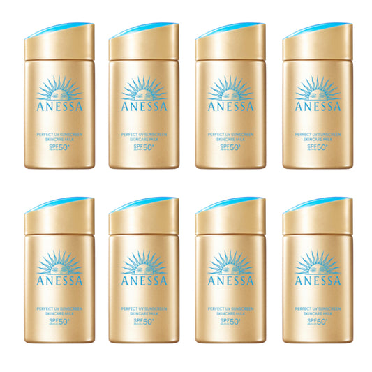 Wholesale Shiseido Anessa Perfect UV Sunscreen Skin Care Milk SPF50+ PA++++ 2024 Version - 60ml 8ea Set | Carsha